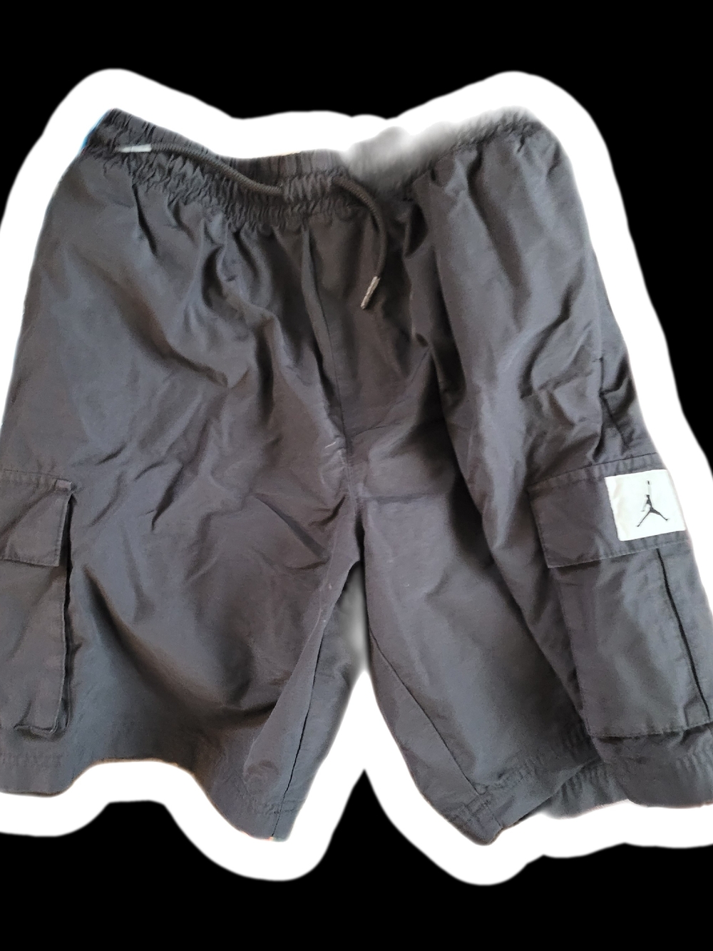 Jordan Black Cargo Shorts